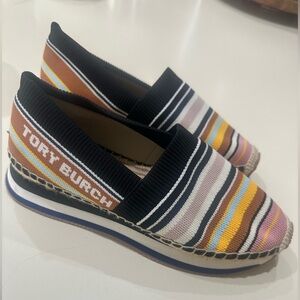 Tory Burch Multicolor Striped Espadrilles